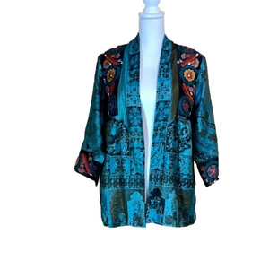 Soft Surroundings Embroidered Jacket - EUC